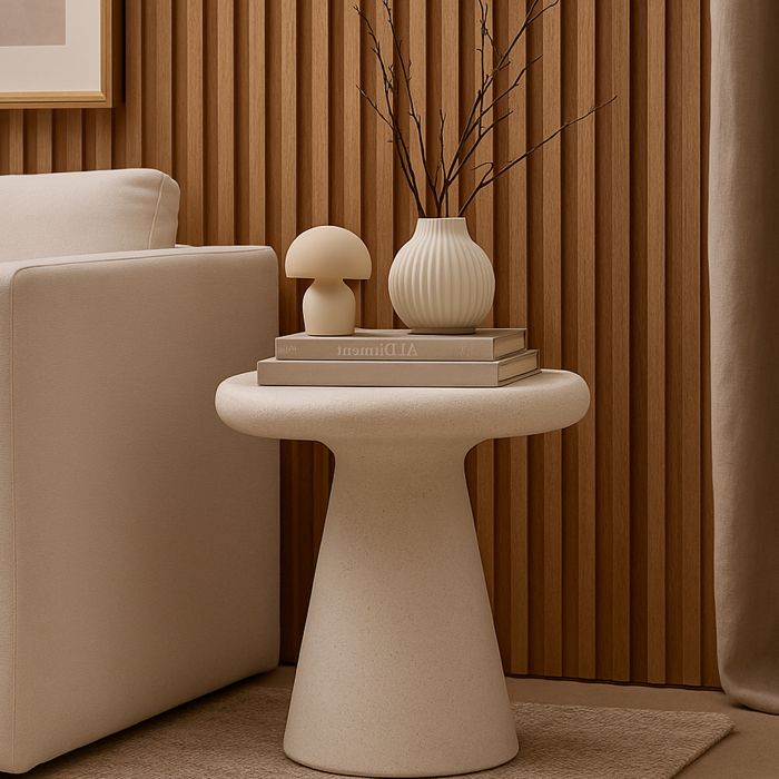 ELMBROOK Side Table Cream