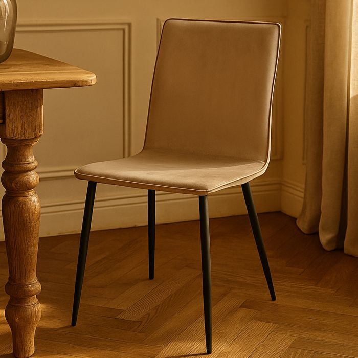 GREENSTEAD Dining Chair Taupe - Set of 2