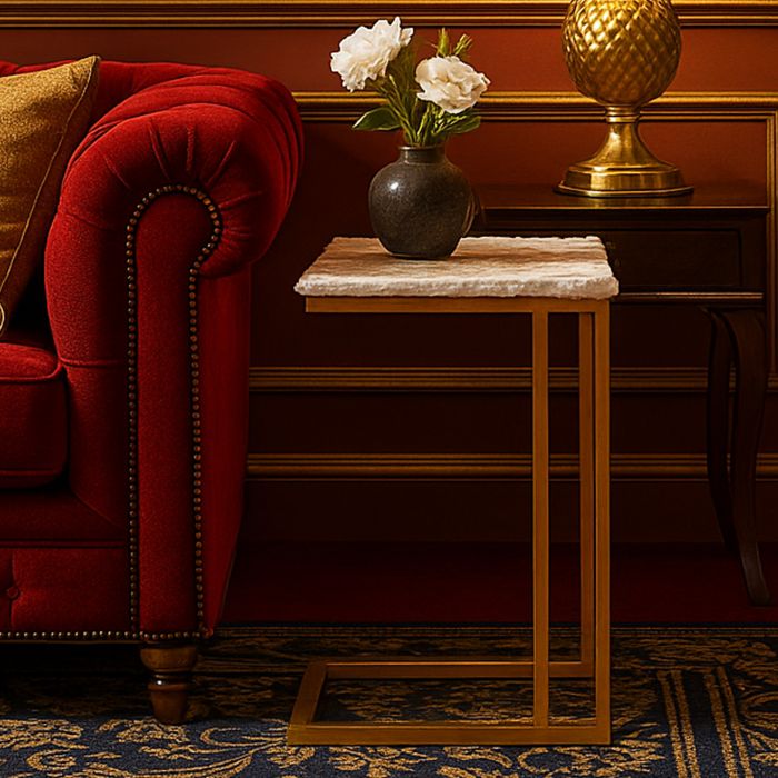 GREYSTONE Side Table - Gold