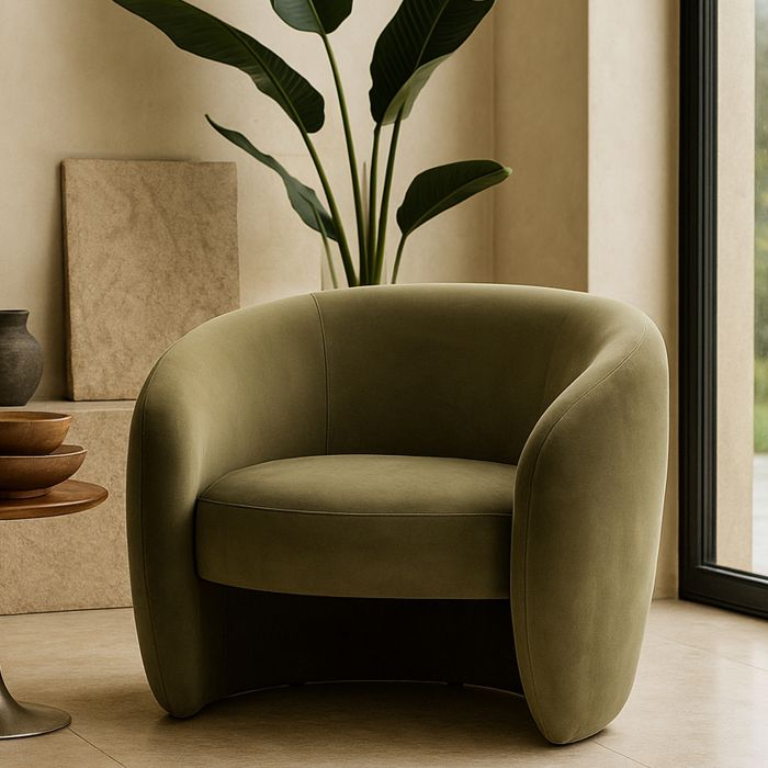 LANCASTER Armchair Moss Green