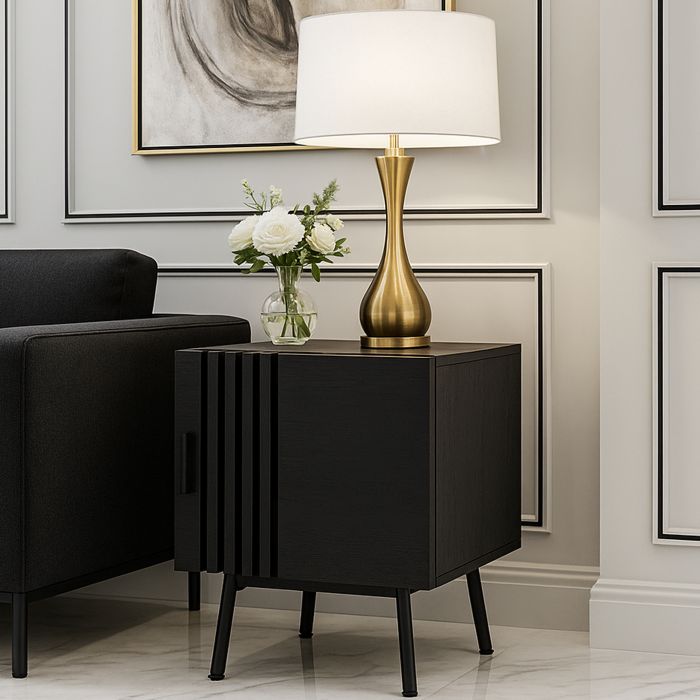 LONGRIDGE Side Table - Black