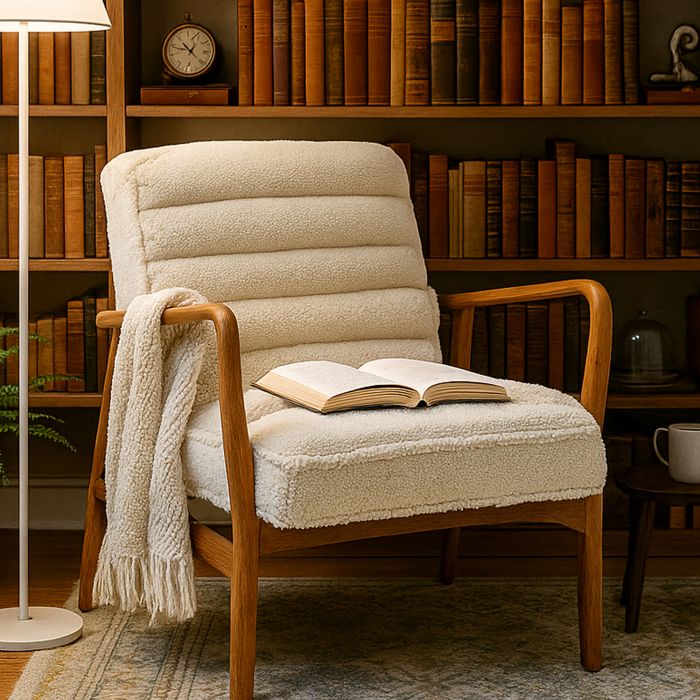 RAVENSCROFT Armchair Cream Sheepskin