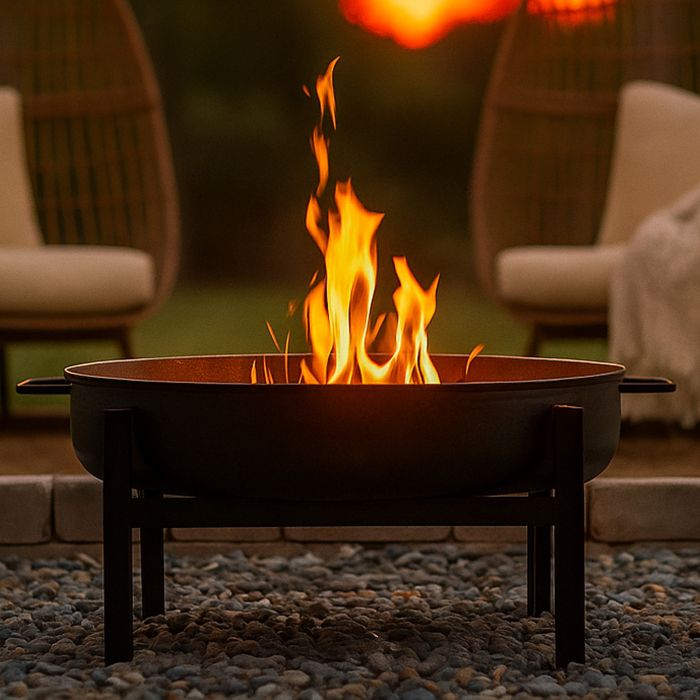 ROSEWOOD Firepit - Black