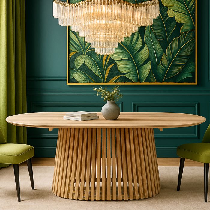 VICARAGE Oval Dining Table 6 Seater