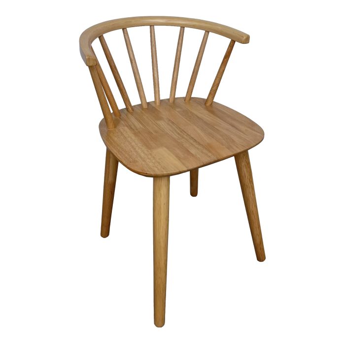 INSA Dining Chair in Oak Set of 2