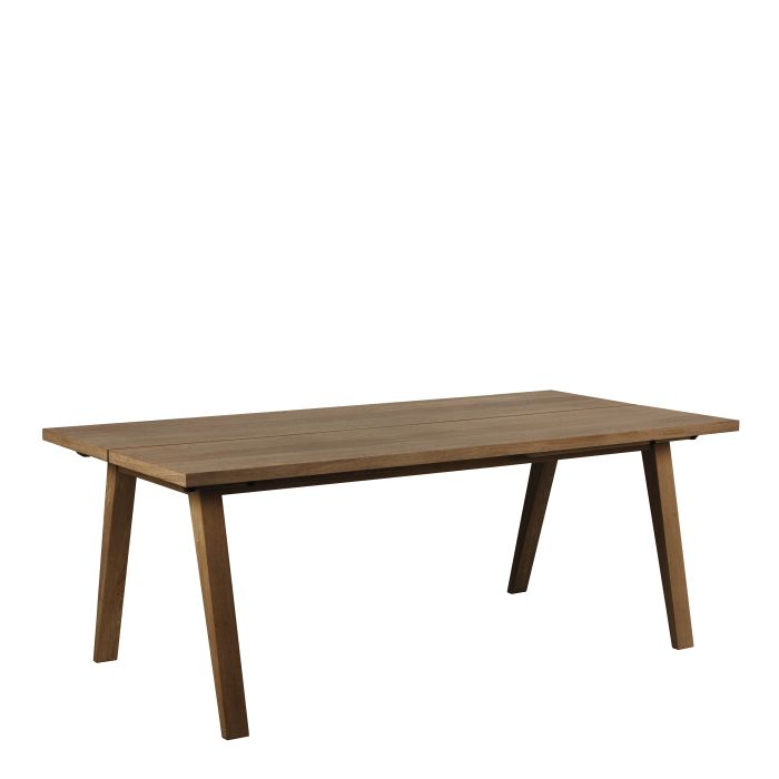 Dining Table - ALINE Rectanglar Dining Table Smoked Oak 200cm
