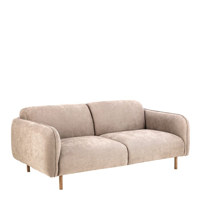 2 Seater Sofa - WESTRYNE Fabric Sofa - Beige
