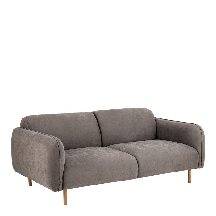 2 Seater Sofa - WESTRYNE Fabric Sofa - Brown