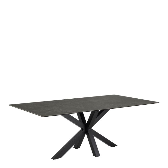 Dining Table - HEAVEN Dining Table Ceramic Black Top 200cm