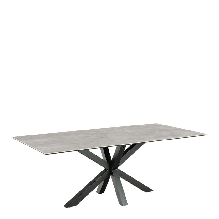 Dining Table - HEAVEN Dining Table Ceramic Grey Top 200cm