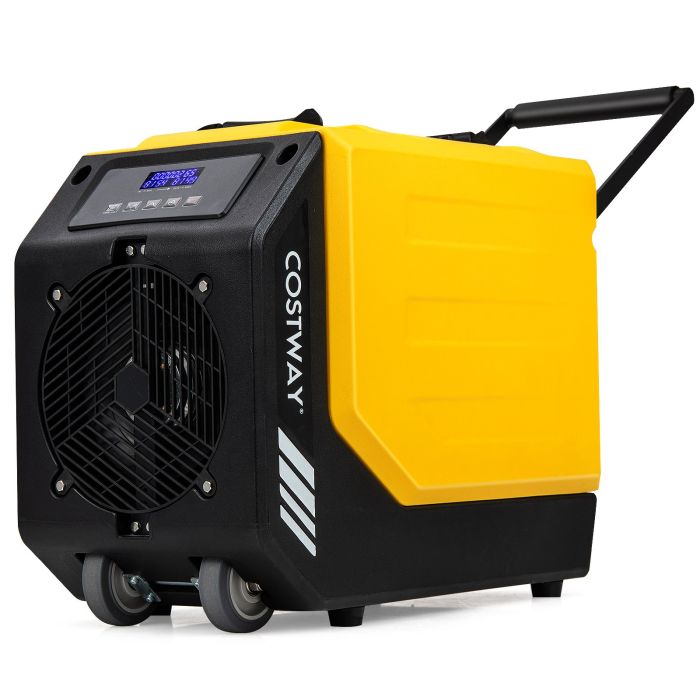 COOLCOVE 90L Day Commercial Dehumidifier with Pump - Yellow