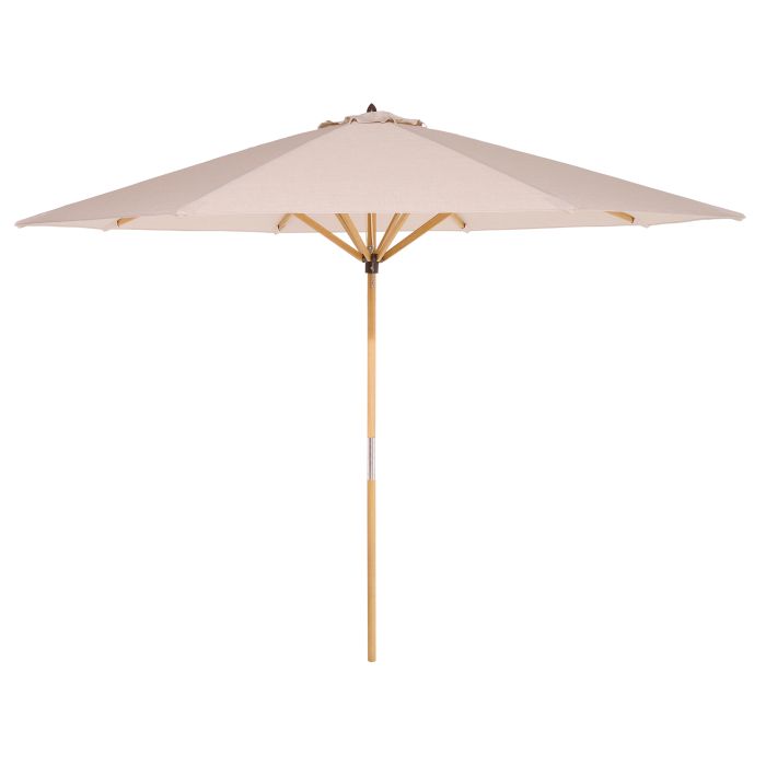 OXRYN Wooden Outdoor Parasol - Natural, 269cm