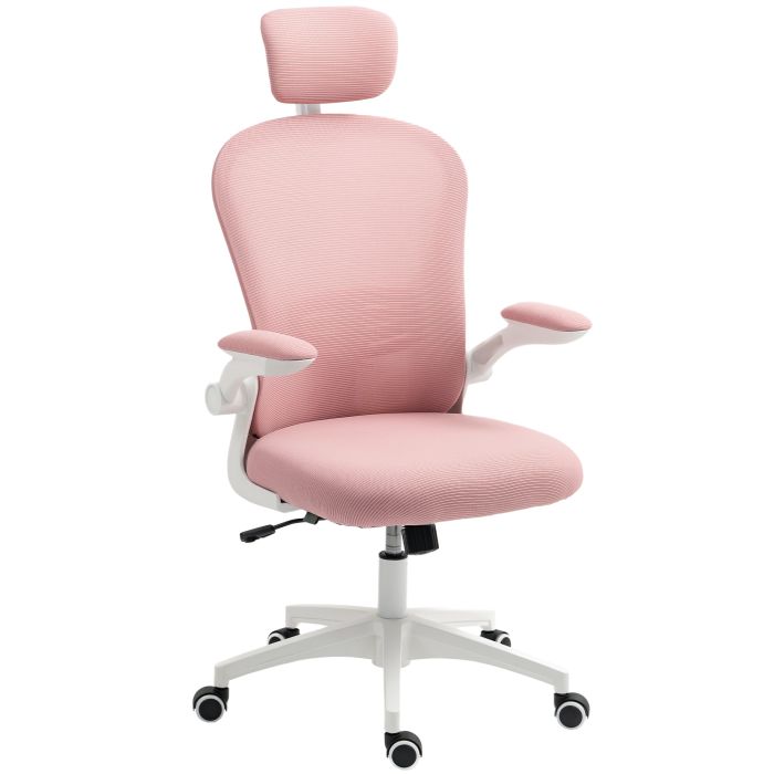 VONSETTA Multi Adjustable Office Chair with Lumbar Support Pink
