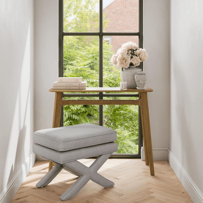 KETTERLY Wooden Console Table - Smoked Oak