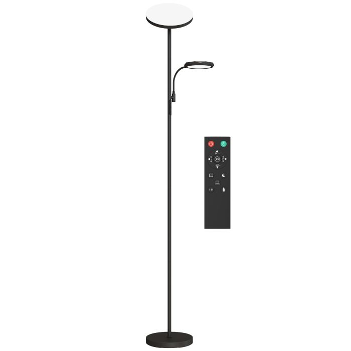 HERON LED Floor Lamp Stepless Dimmable Standing Lamp Mother and Child White