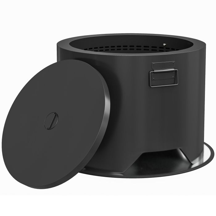 SUNVISTA Outdoor Round Fire Pit Black