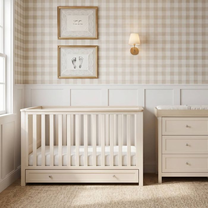 WAYBORNE Toddler Wooden Bedframe - Cashmere