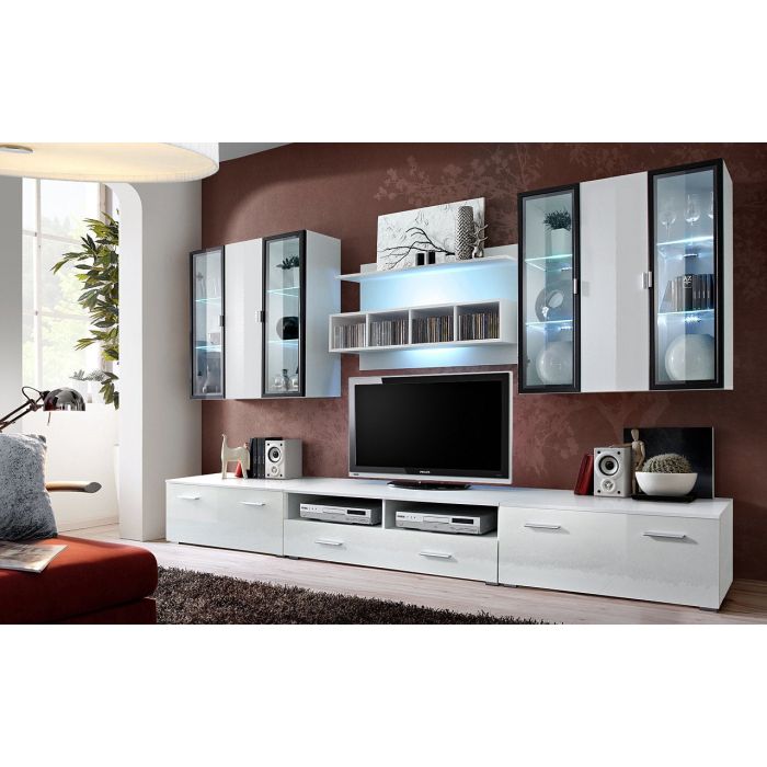 Quarterdeck Gloss Entertainment Unit - White Gloss