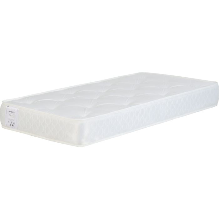 Arabella 3ft Single Mattress - Ivory