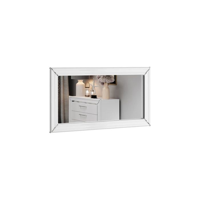 Wall Mirror - ANALDA Wall Mirror White 120cm