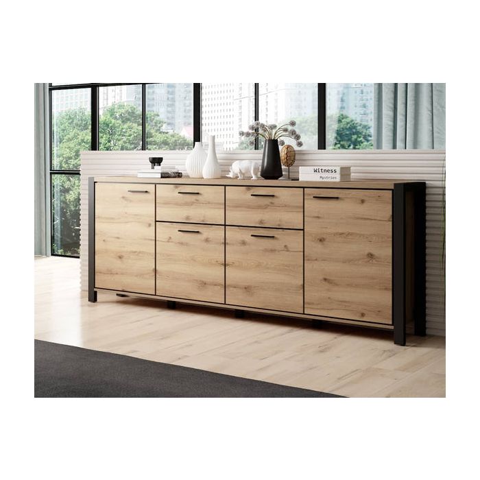 Sideboard - FREGENE Sideboard Oak Taurus 213cm