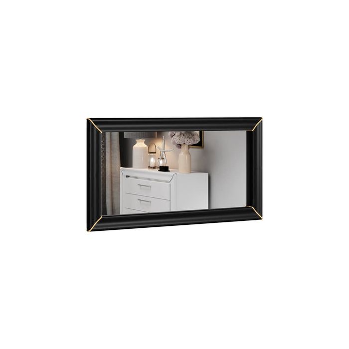 Wall Mirror - ANALDA Wall Mirror Black 120cm
