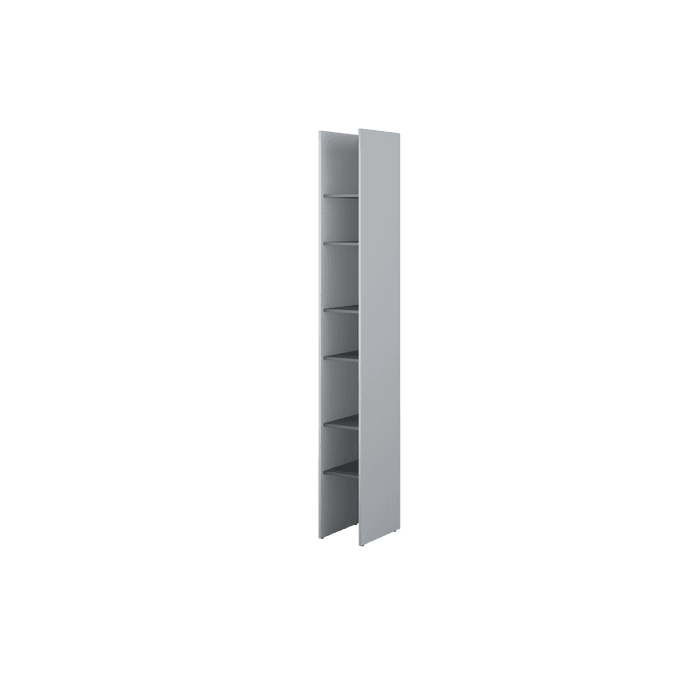 Bookcase - DONNELL Bookcase Grey 27cm