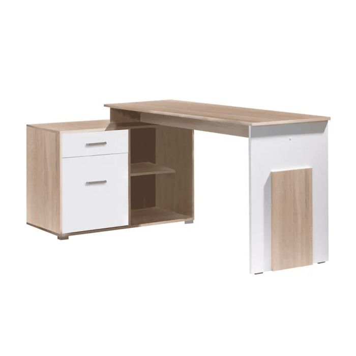 Office Desk - MIRANDA Corner Desk Oak Sonoma -
