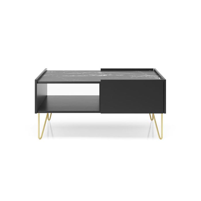 Coffee Table - CANDICE Coffee Table Black 97cm
