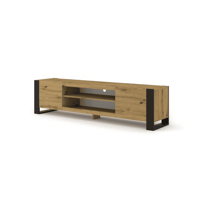 TV Cabinet - NORLINA TV Unit Oak Artisan 188cm