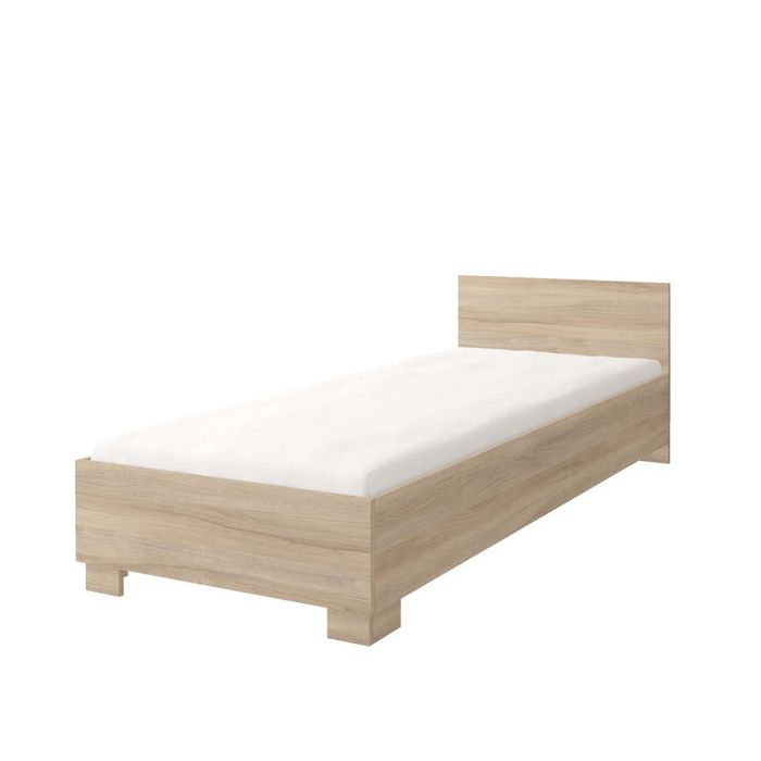 Single Bed - BRAYDEN Wooden 3ft Bed Oak Sonoma