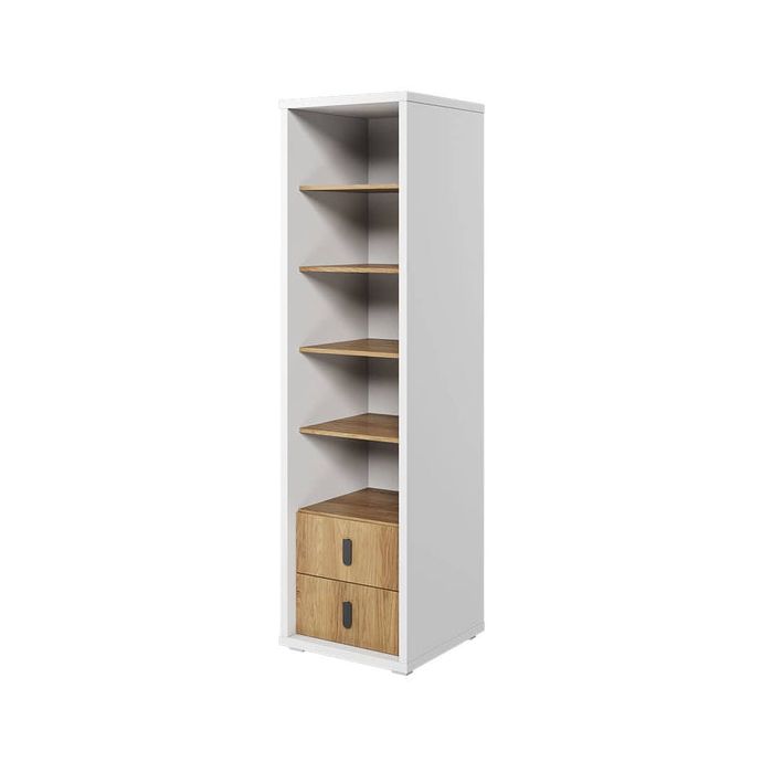 Bookcase - DENISE Bookcase Natural Hickory 55cm
