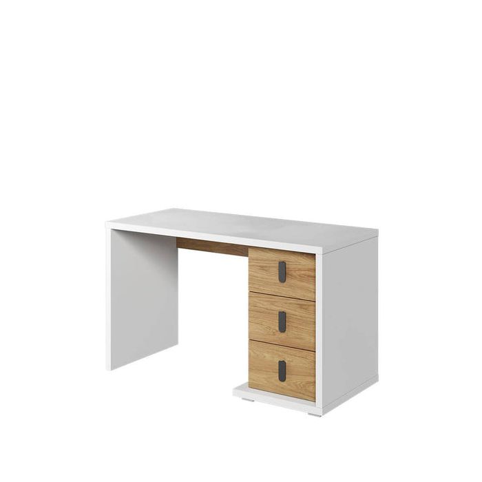 Office Desk - DENISE Computer Desk Natural Hickory 125cm