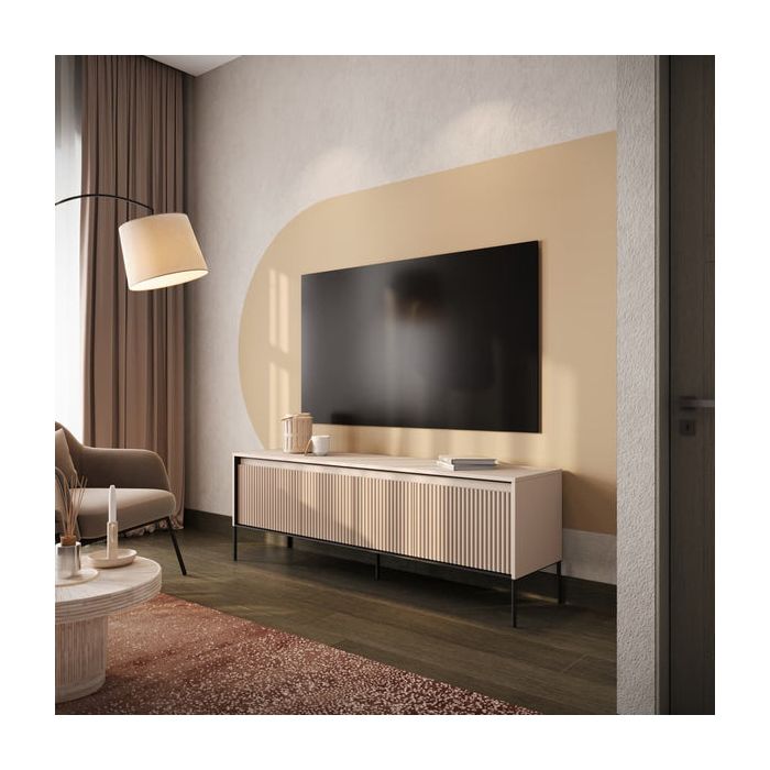 TV Cabinet - BURGOS TV Unit Beige 167cm