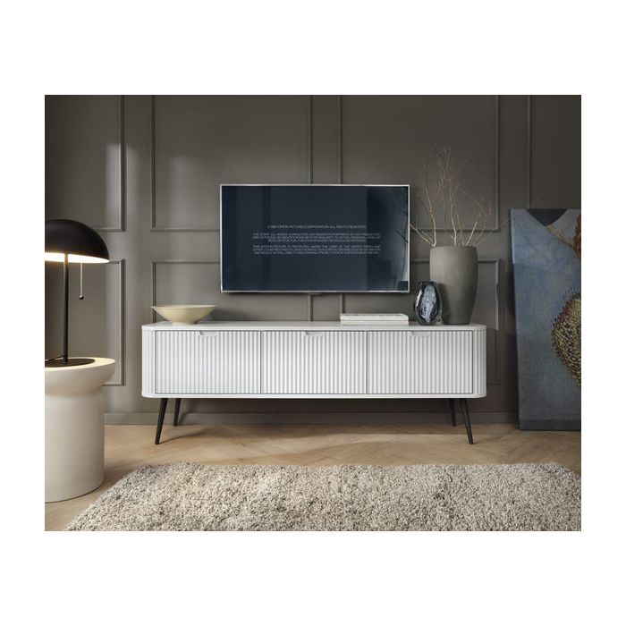 TV Cabinet - BETTINA TV Unit White 68cm