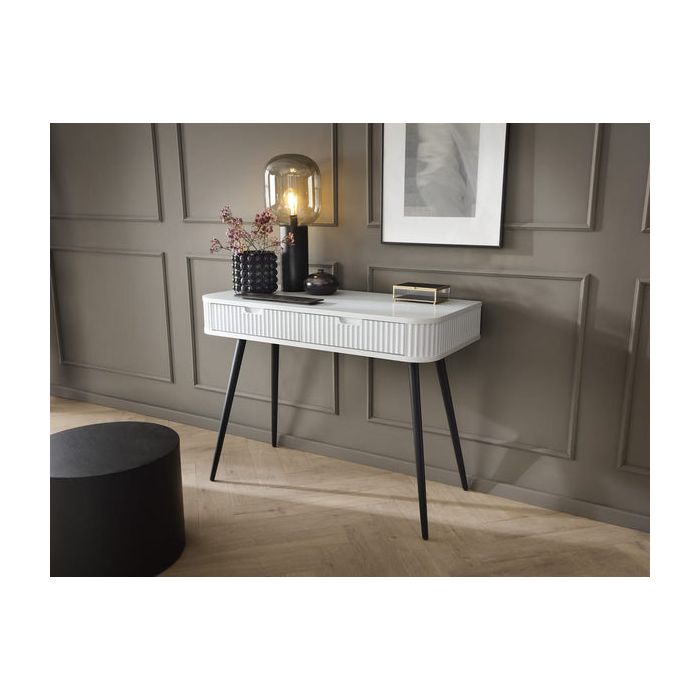 Console Table - BETTINA Console Table White 103cm