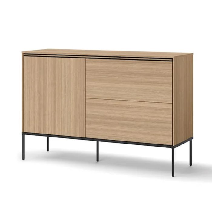VISSORA Sideboard Cabinet Oak Linear 127cm