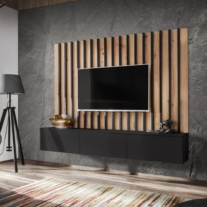ALVENTO TV Unit Black 180cm