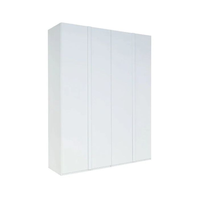 Wardrobe - ILKLEY 4 Door Wardrobe White 181.5cm