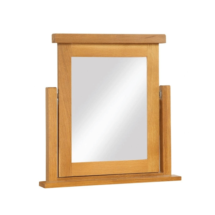 ACORN Wooden Dressing Table Mirror - Oak