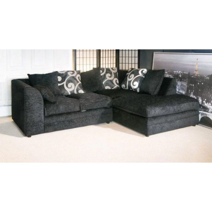 Brittany Chenille Fabric Corner Sofa Suite