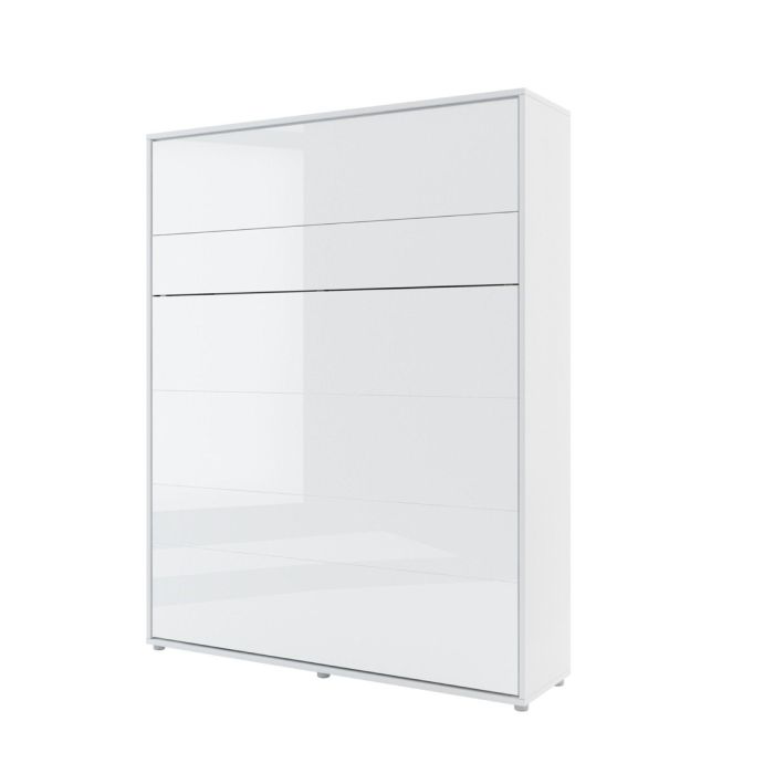 ArtNest Vertical Wall Bed 160cm - White Gloss