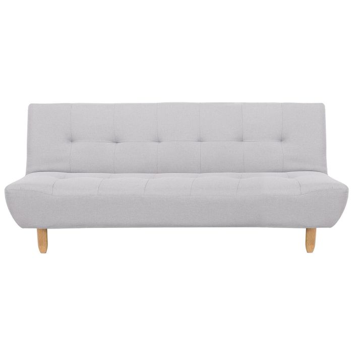 Fabric Sofa Bed Light Grey ALSTEN