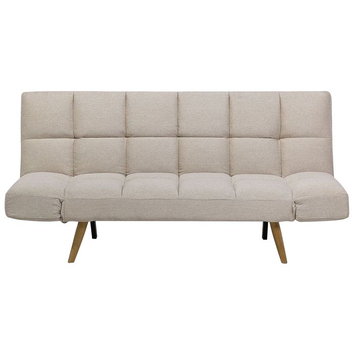 Fabric Sofa Bed Beige INGARO