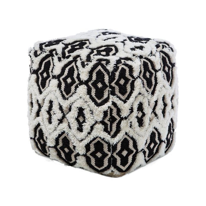 Pouffe Black and White ORAI