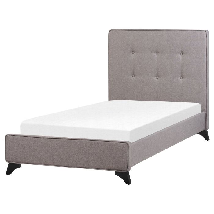 Fabric EU Single Size Bed Grey AMBASSADOR