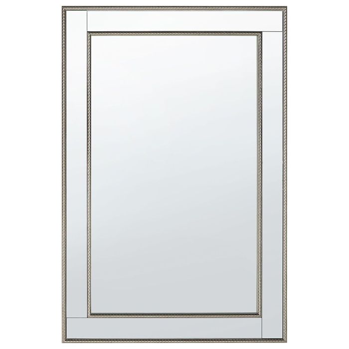 Wall Mirror 60x90cm Gold with Silver