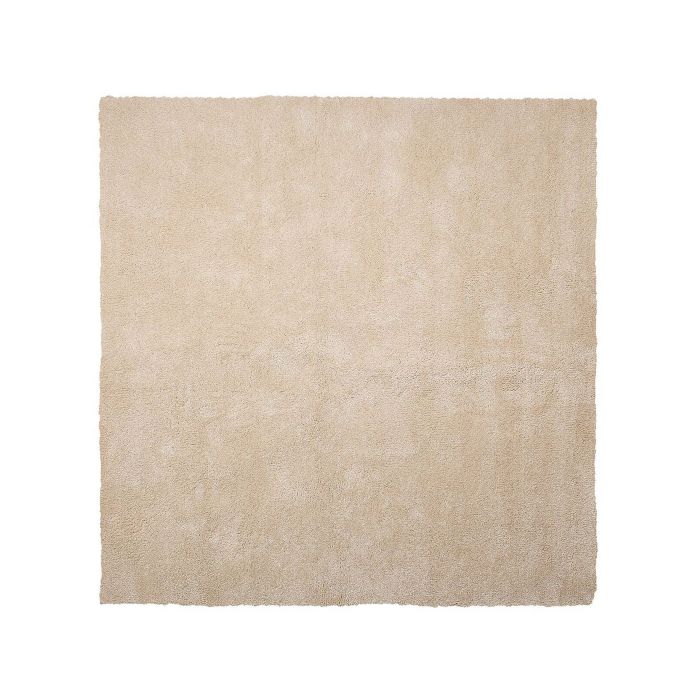 Shaggy Area Rug 200x200cm Beige