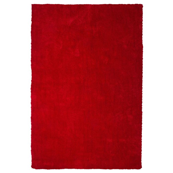Shaggy Area Rug 140x200cm Red
