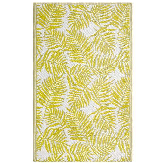 Outdoor Area Rug 120x180cm Yellow